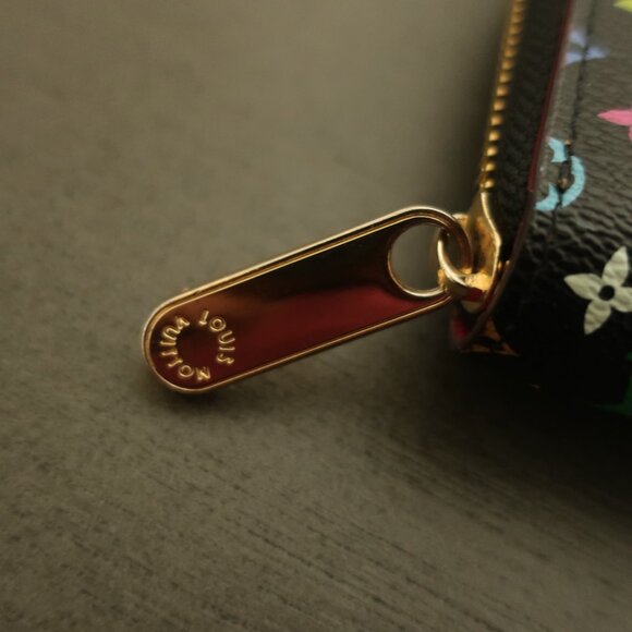 Louis Vuitton Monogram Multicolor Zippy Wallet Black Grenade Beautiful Condition - Picture 5 of 9